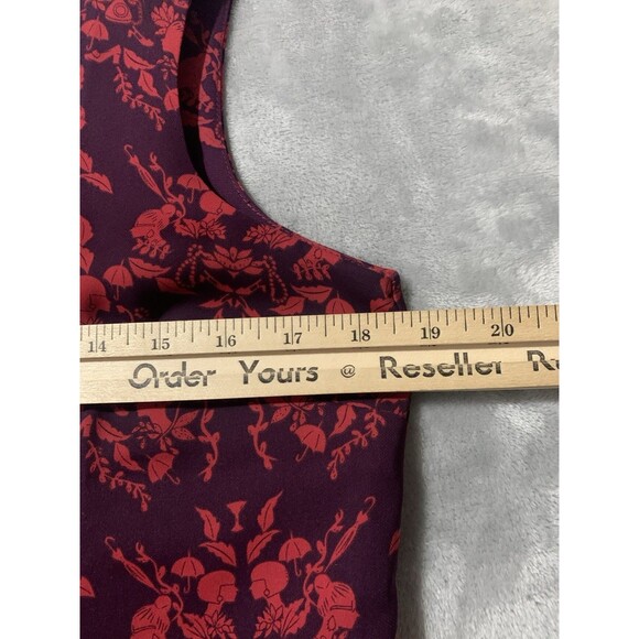 Cabi Shirt Womens Small Purple Red Cameo Sleeveless Tank Top Layered Y2K Whimsy - Picture 14 of 16